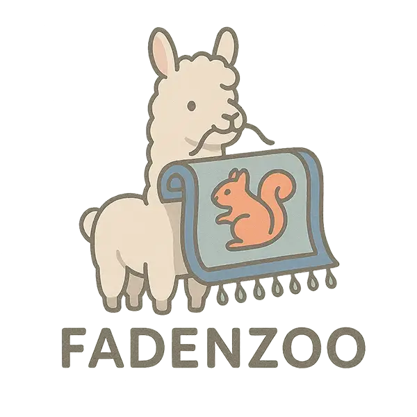Fadenzoo Logo als Beispiel für individuellen Teppich