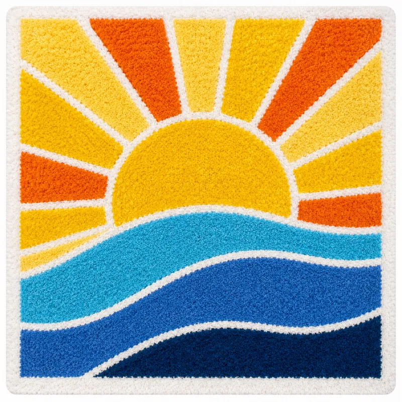 Vorlage: Sonnenaufgang über dem Wasser