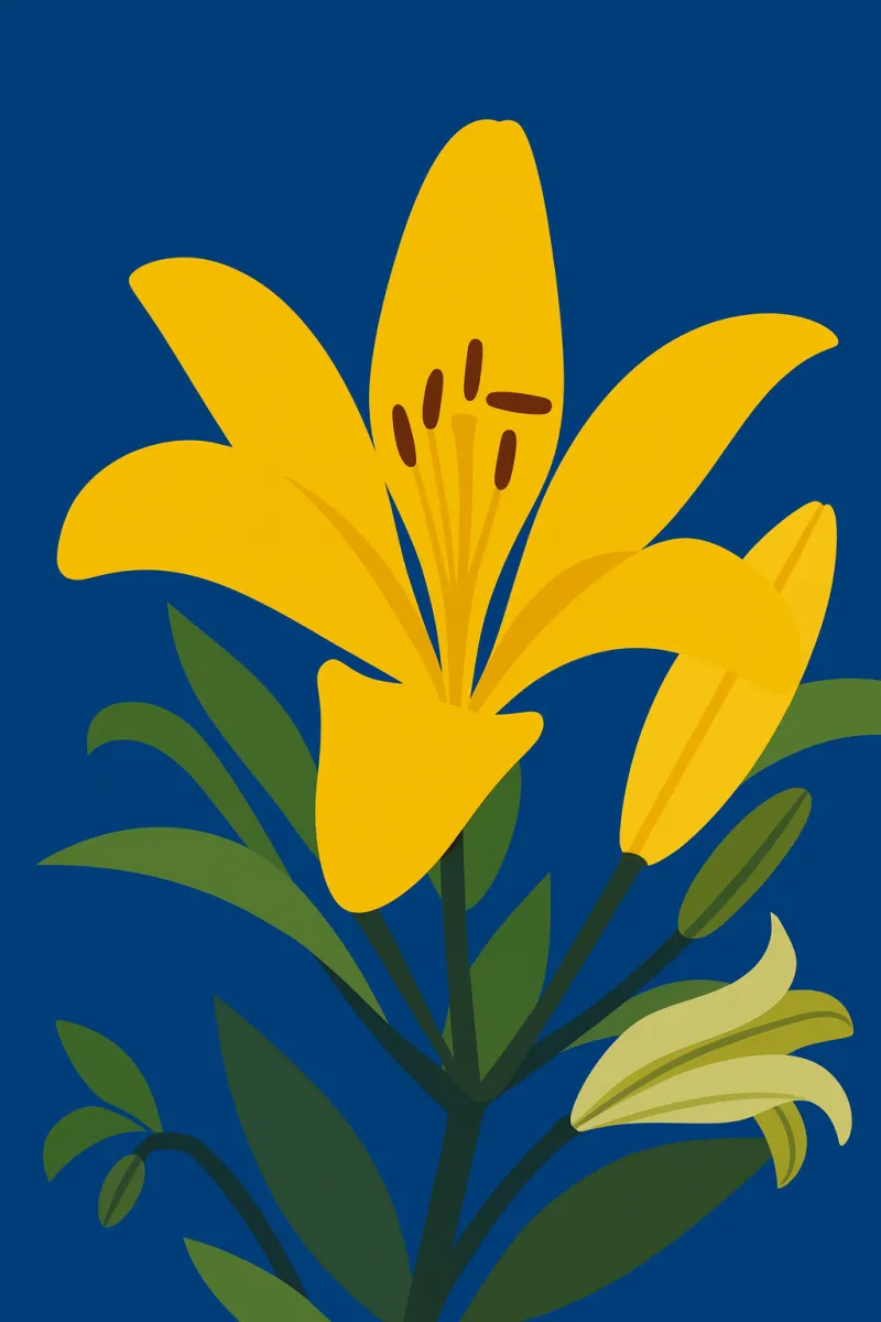 Vorlage: Lilienmotiv