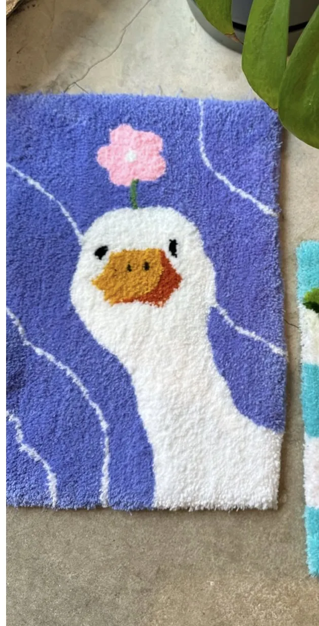 Vorlage: Gans mit Blume