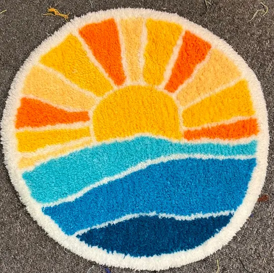 Ergebnis: Sonnenaufgang über dem Wasser